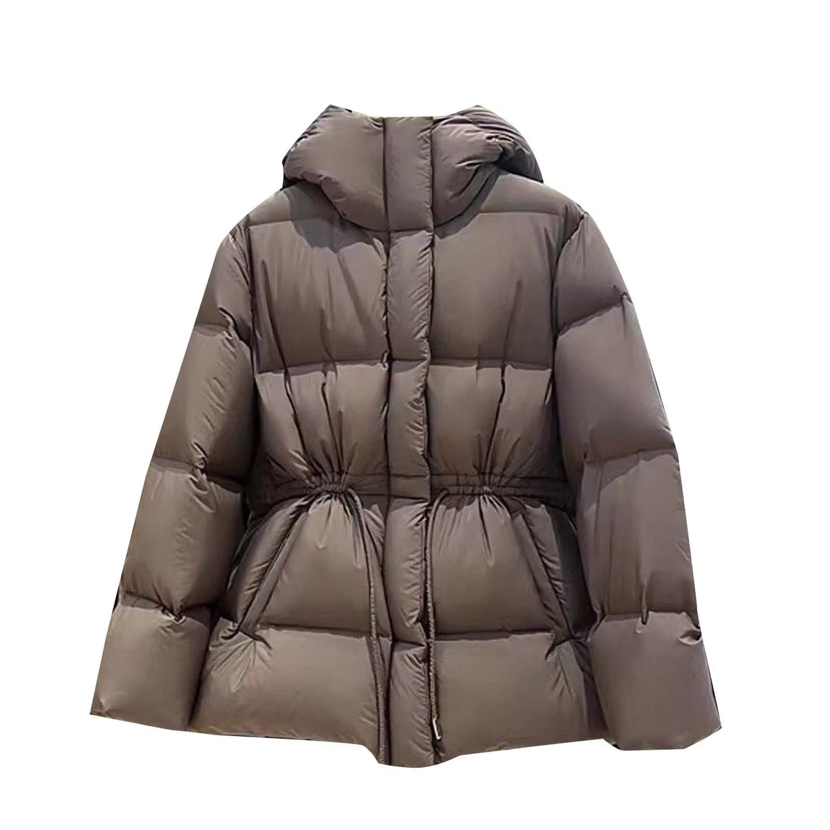 Carmen Oversized Drawstring Waist Puffer Jacket