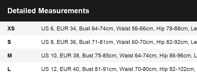 Size Guide