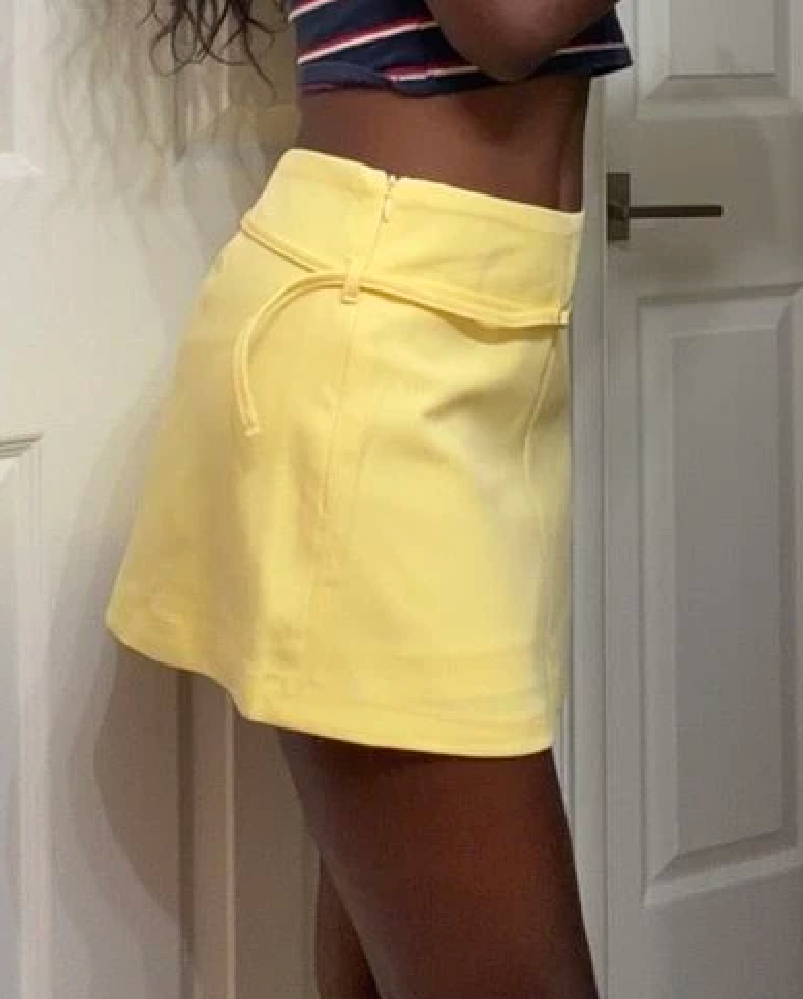 ZEYA Lola Side Zip Skort with Belt
