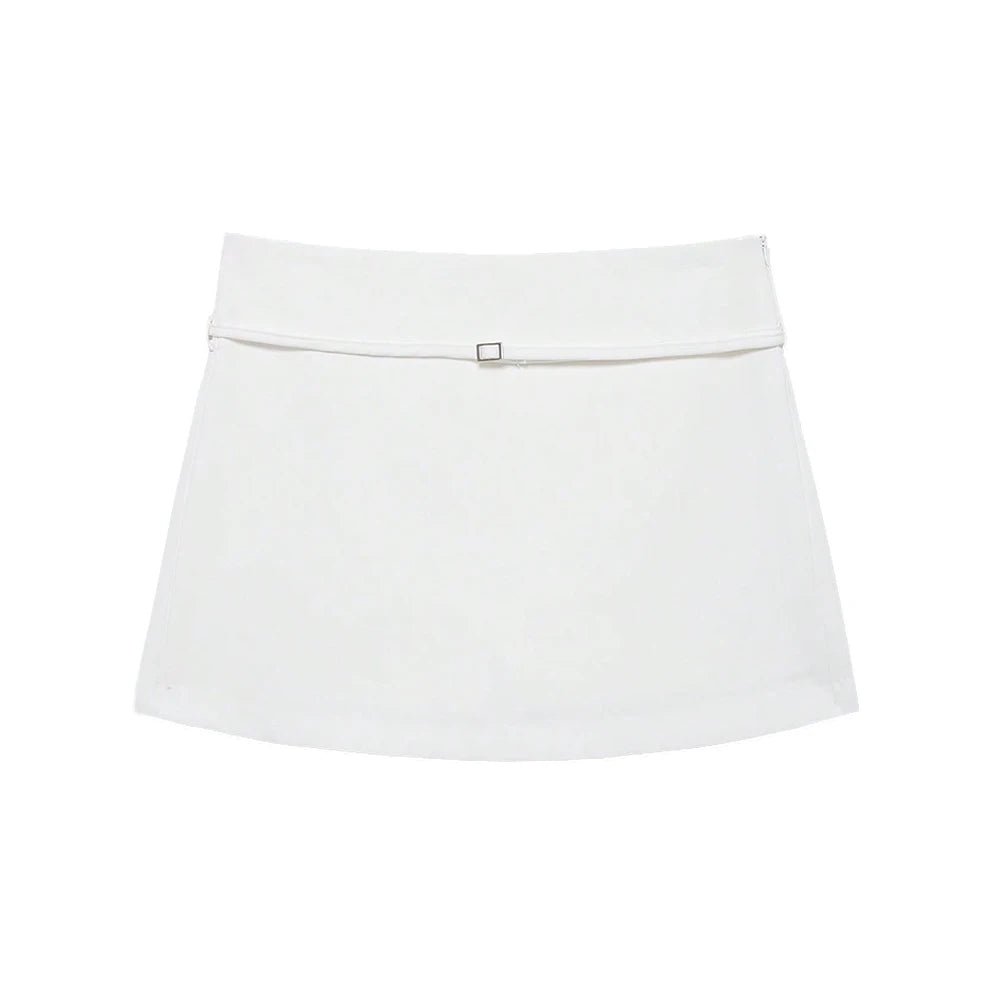ZEYA Lola Side Zip Skort with Belt