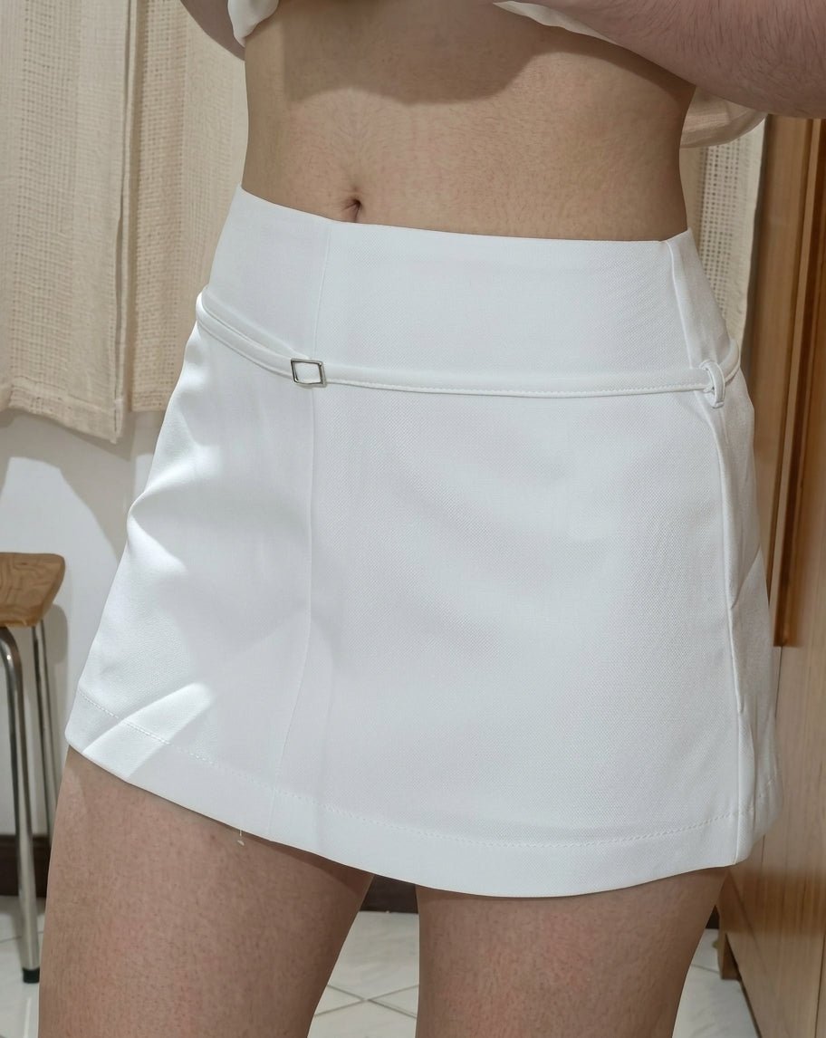 ZEYA Lola Side Zip Skort with Belt