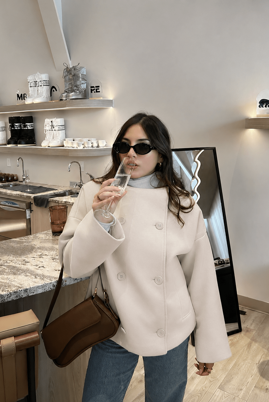 ZEYA - Adelheid Jacket with Stand Collar