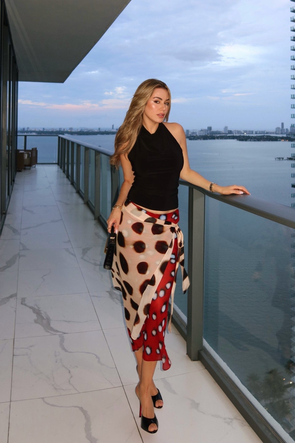 ZEYA - Amelie Wrap Midi Skirt Scarf