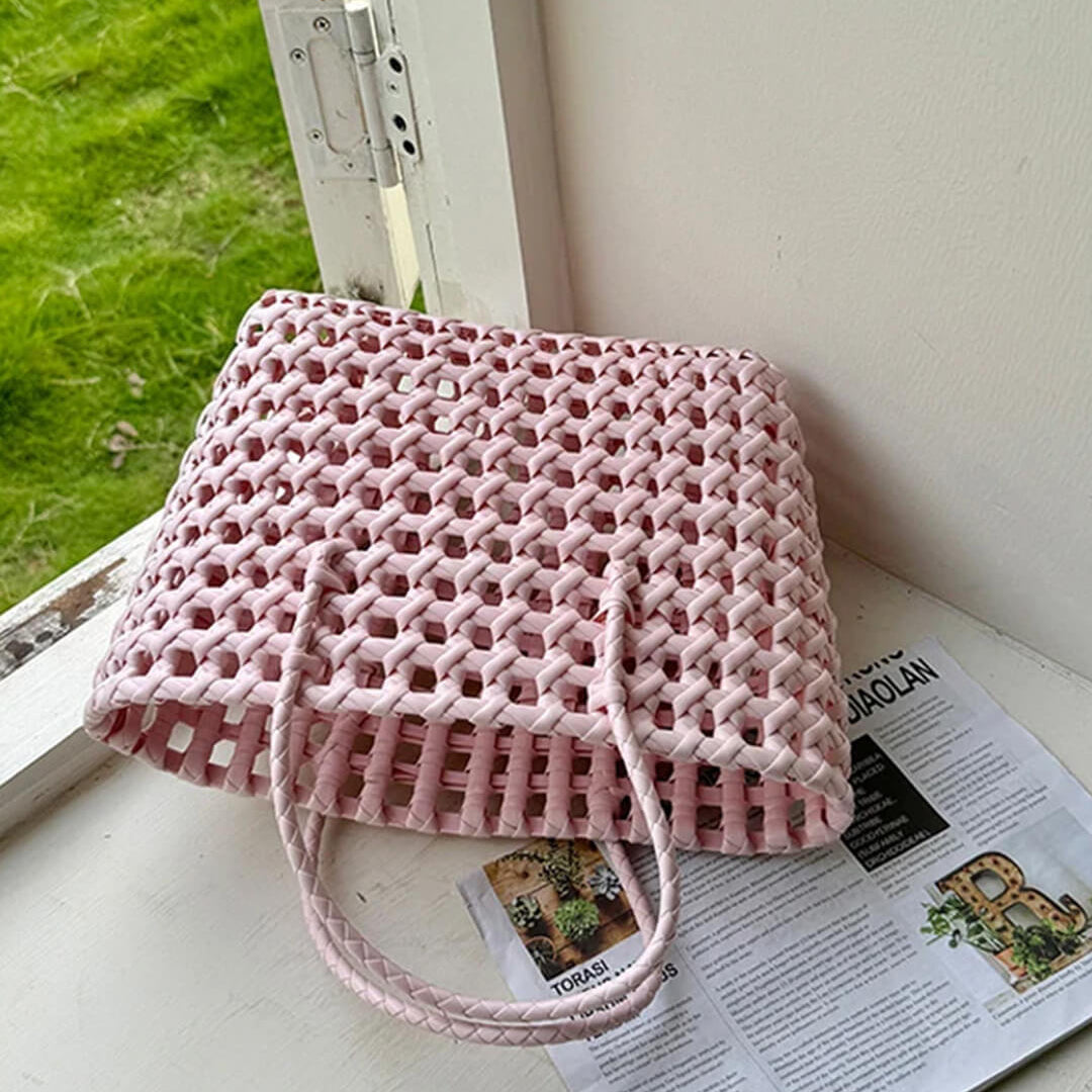 ZEYA - Annie Open-Weave Tote Bag