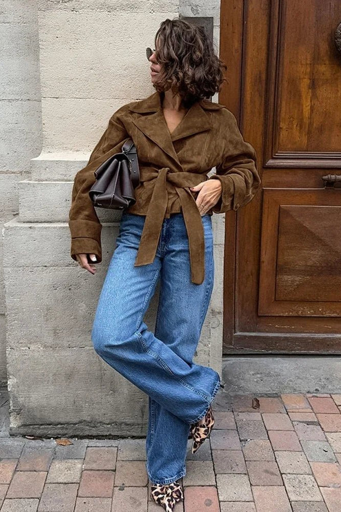 ZEYA - Ariana Retro Suede Jacket