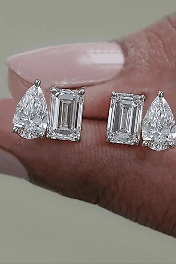 ZEYA - Carla Pear Zirconia Earrings