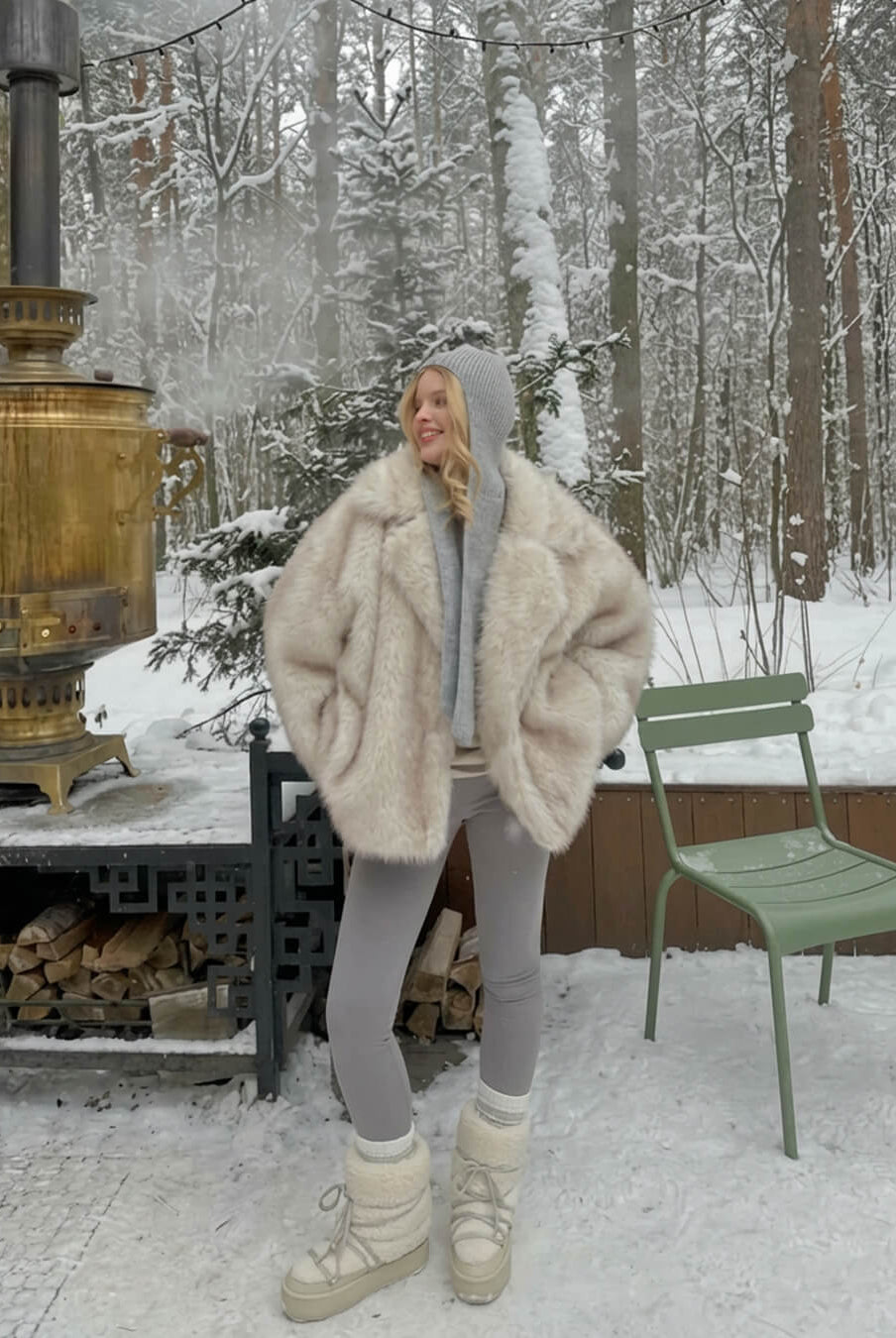 ZEYA - Christine Faux Fur Coat