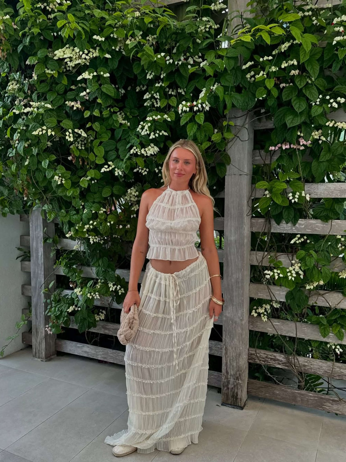ZEYA - Danica Two - Piece Set with Frill Details