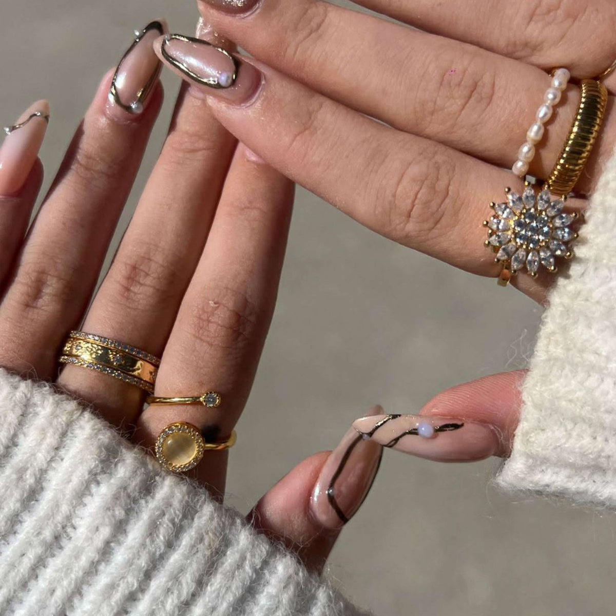 ZEYA - Eliz Anxiety Ring Set