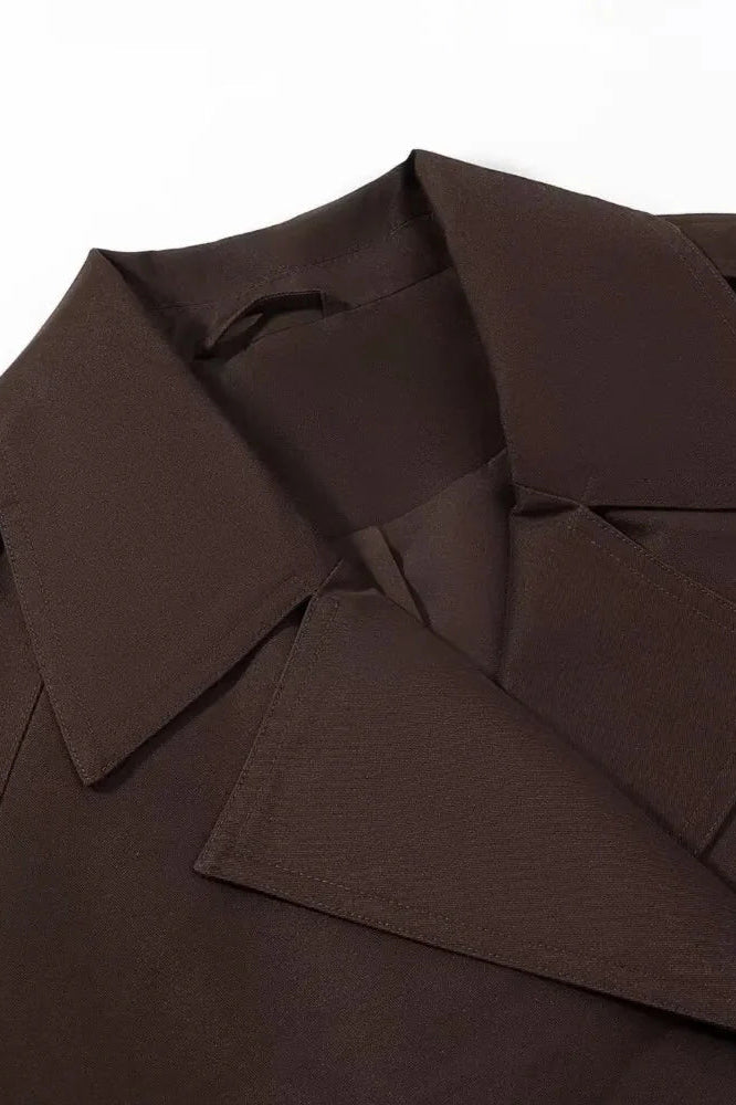 ZEYA - Ella Cropped Trench Coat