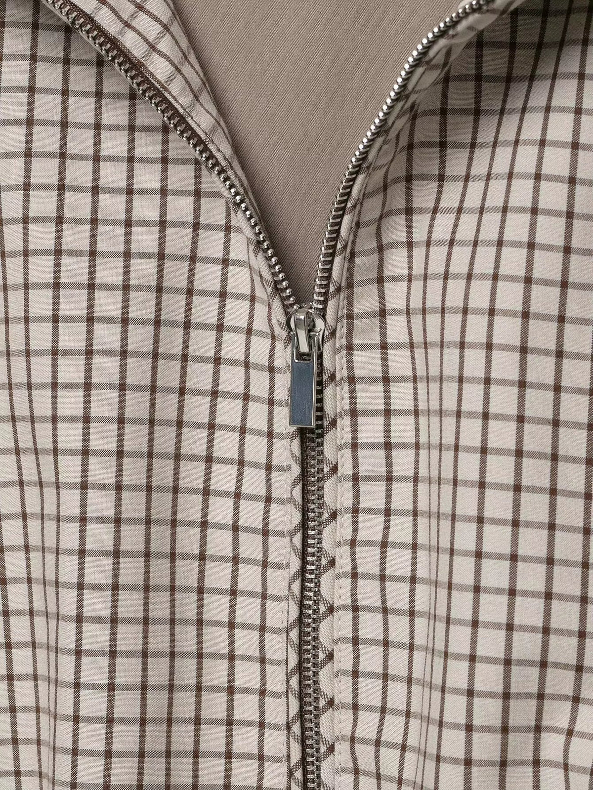 ZEYA - Ellie Plaid Cropped Hooded Jacket