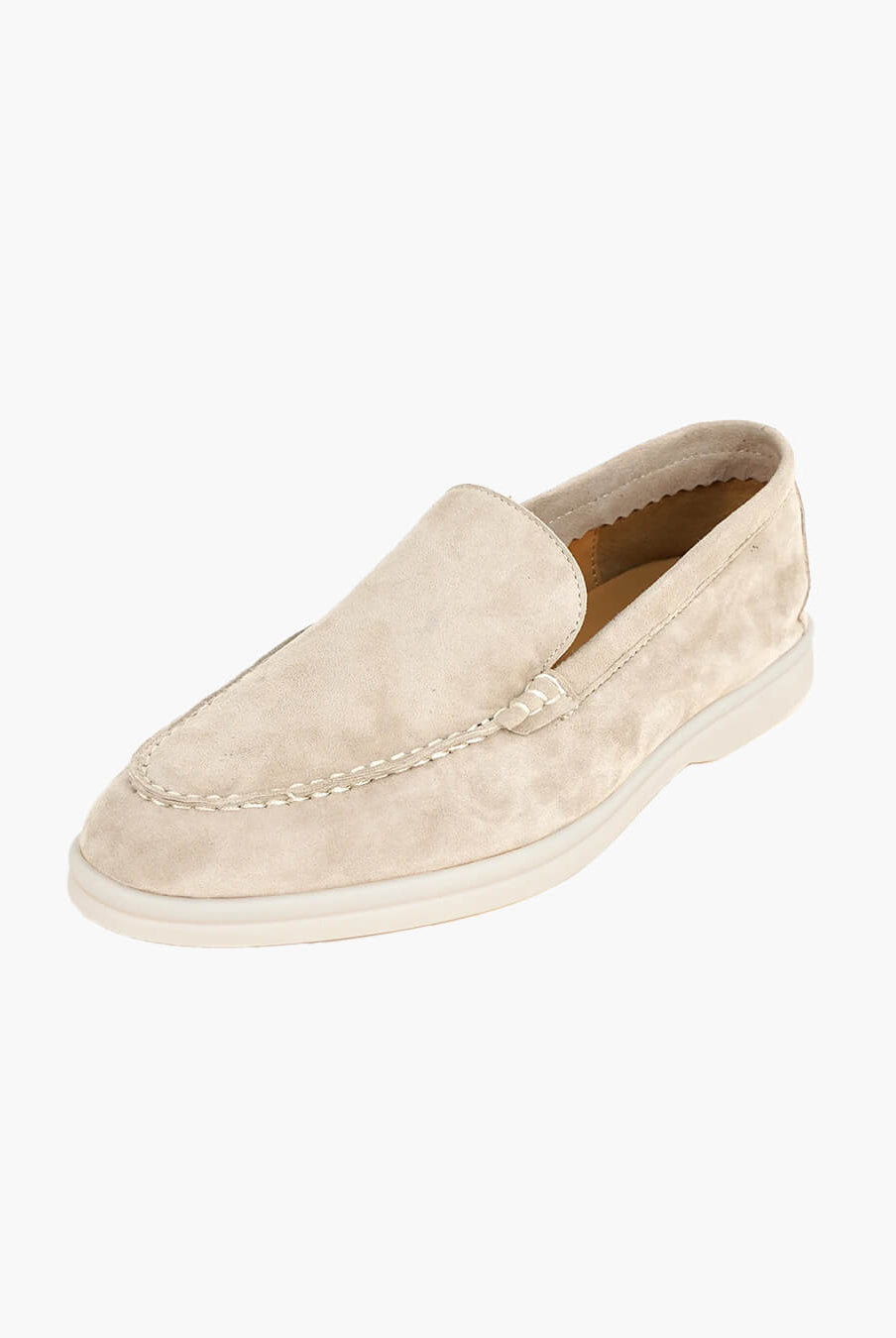 ZEYA - Elvira Suede Flat Moccasin Loafers