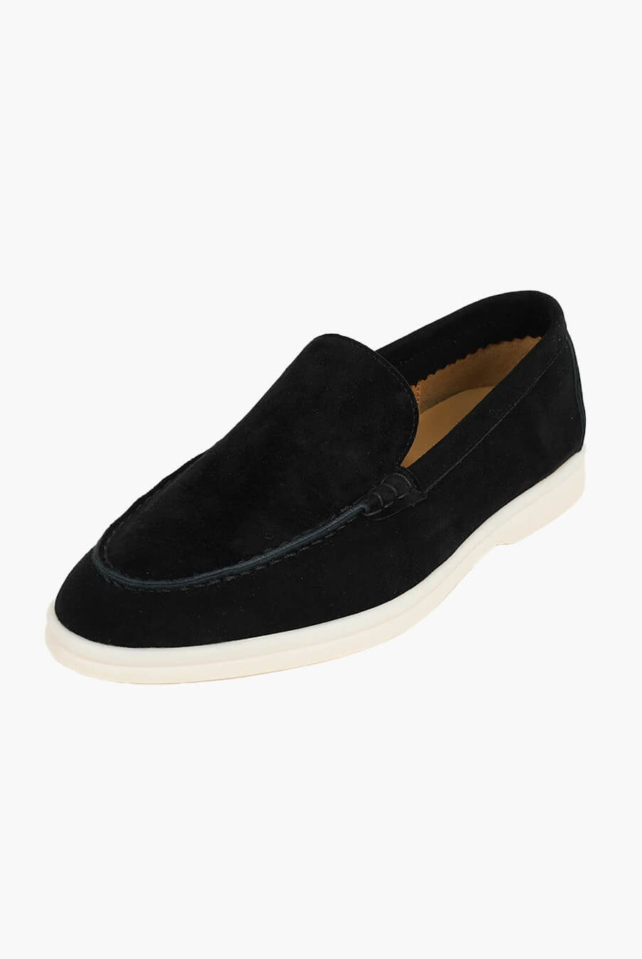 ZEYA - Elvira Suede Flat Moccasin Loafers