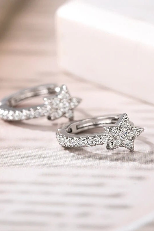 ZEYA - Elyse Star Hoop Earrings