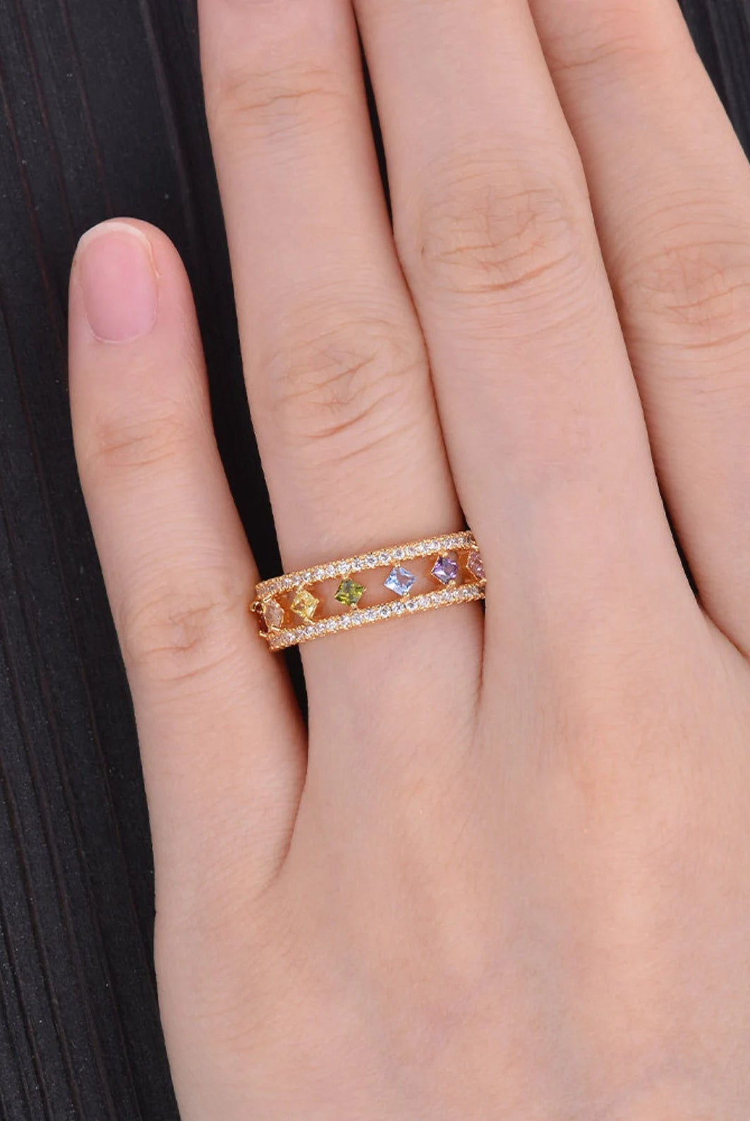 ZEYA - Emily Rainbow Ring