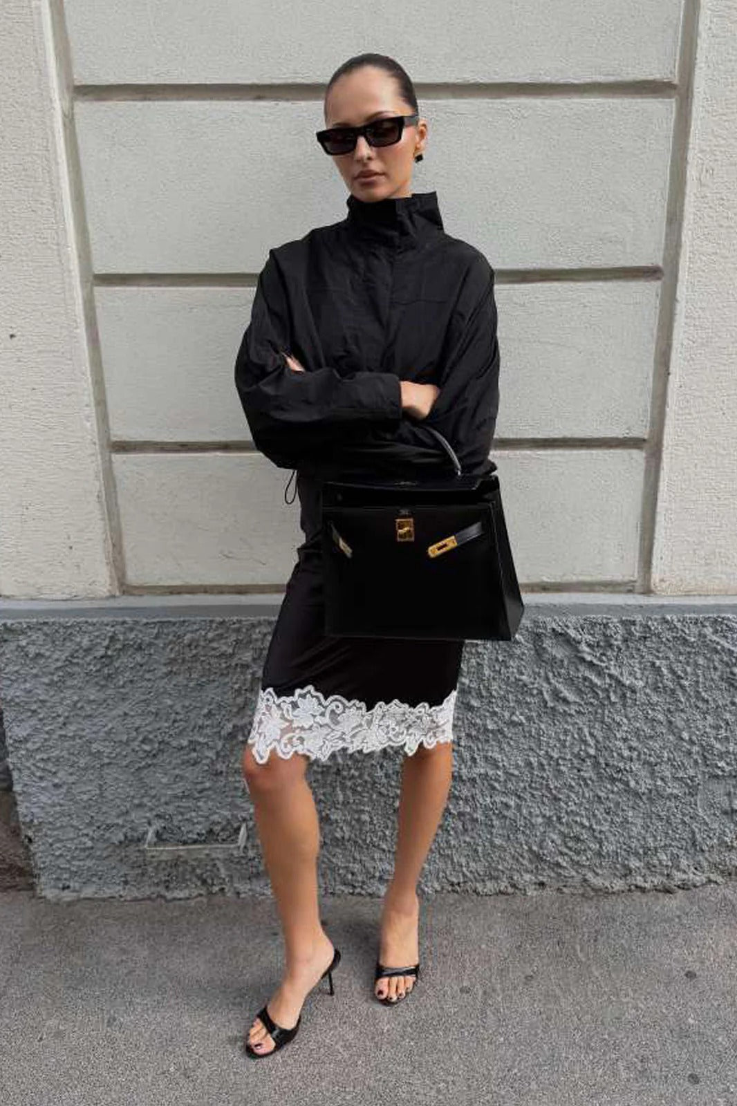 ZEYA - Fiona Funnel Neck Windbreaker Jacket