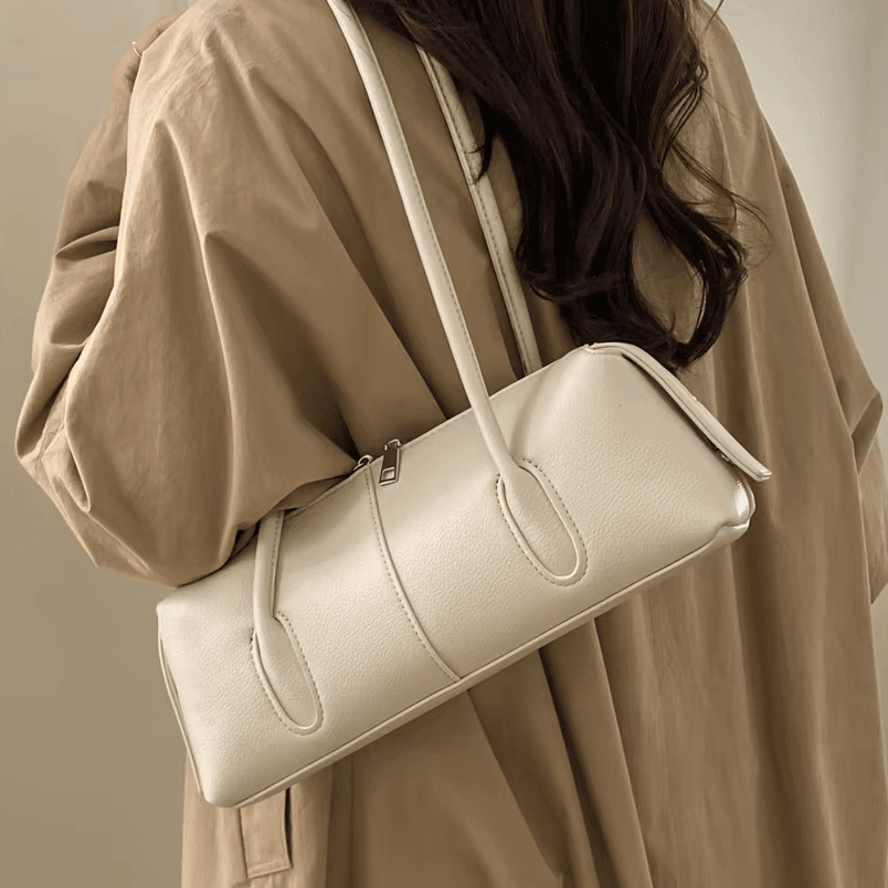 ZEYA - Hannah Cylindrical Leather Shoulder Bag