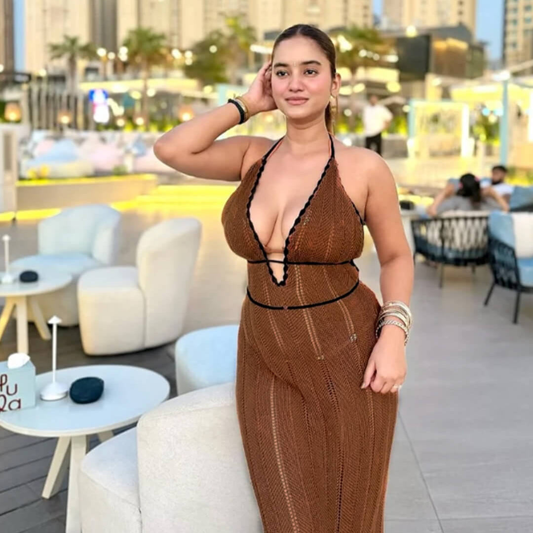 ZEYA - Hannie Lace Up Halter Maxi Dress