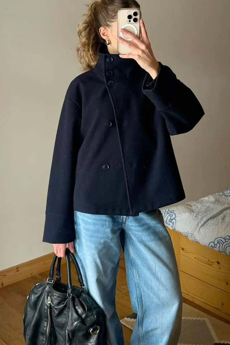 ZEYA - Isabella Elegant Jacket with Stand Collar