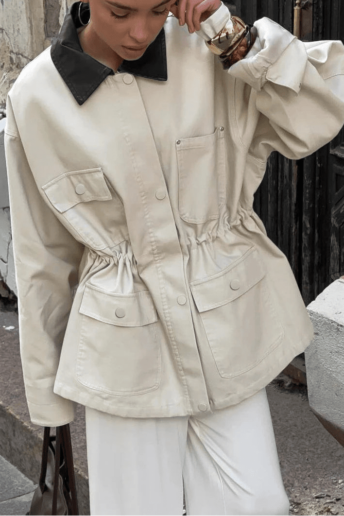 ZEYA - Isadora Drawstring Oversized Jacket
