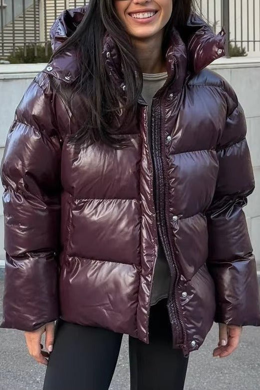 ZEYA - Jade Shiny Puffer Jacket