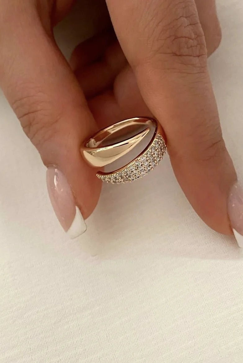 ZEYA - Jessica Pave Zirconia Ring