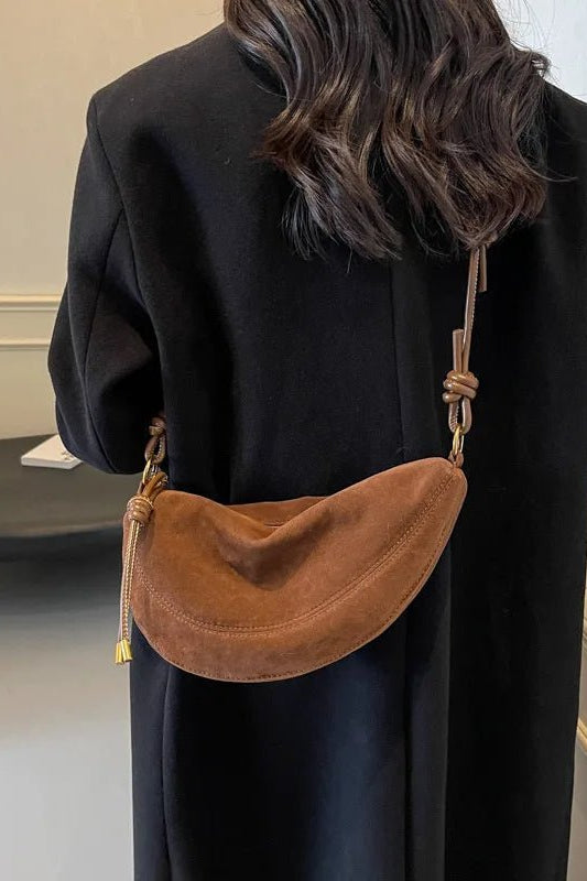 ZEYA - Josette Suede Shoulder Bag