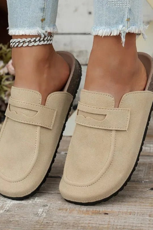 ZEYA - Klea Cork Suede Mules