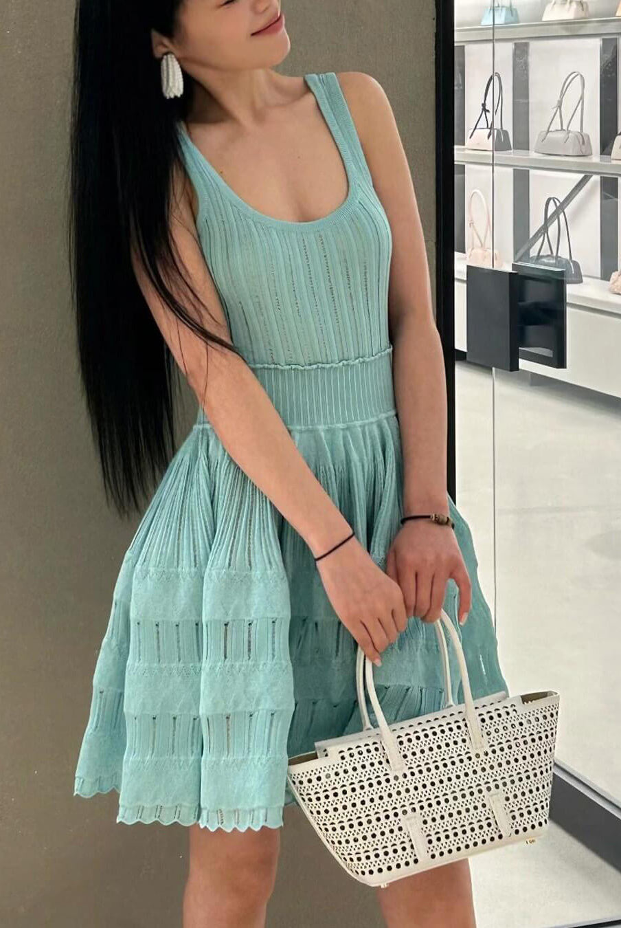 ZEYA - Linda Knitted Sling Mini Dress