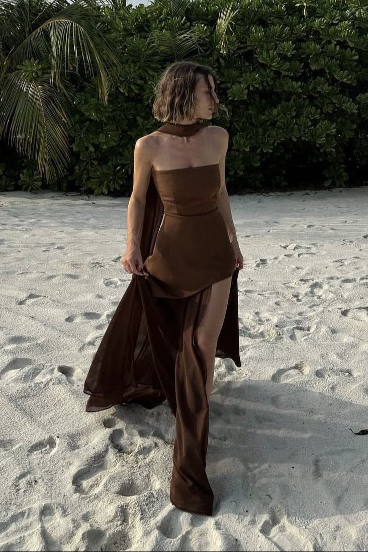 ZEYA - Mary Asymmetric Maxi Dress