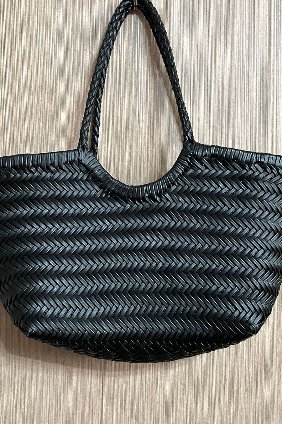 ZEYA - Melisande Woven Leather Tote Bag
