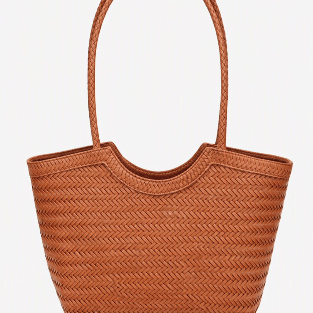 ZEYA - Mica Woven Faux Leather Bag