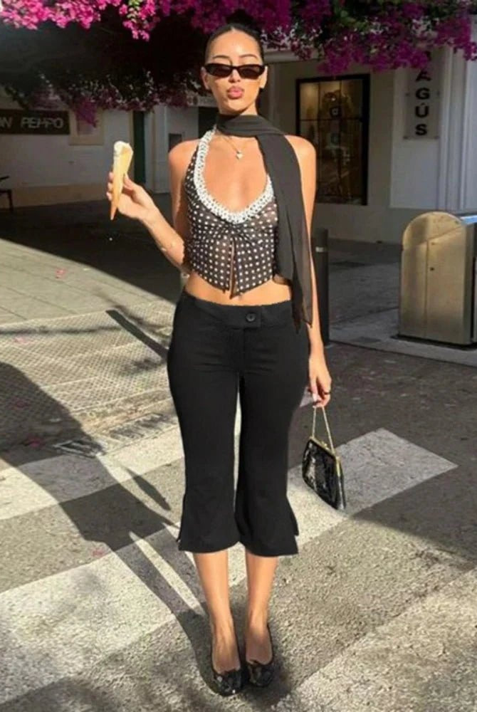 ZEYA - Moira Black Capri Pants