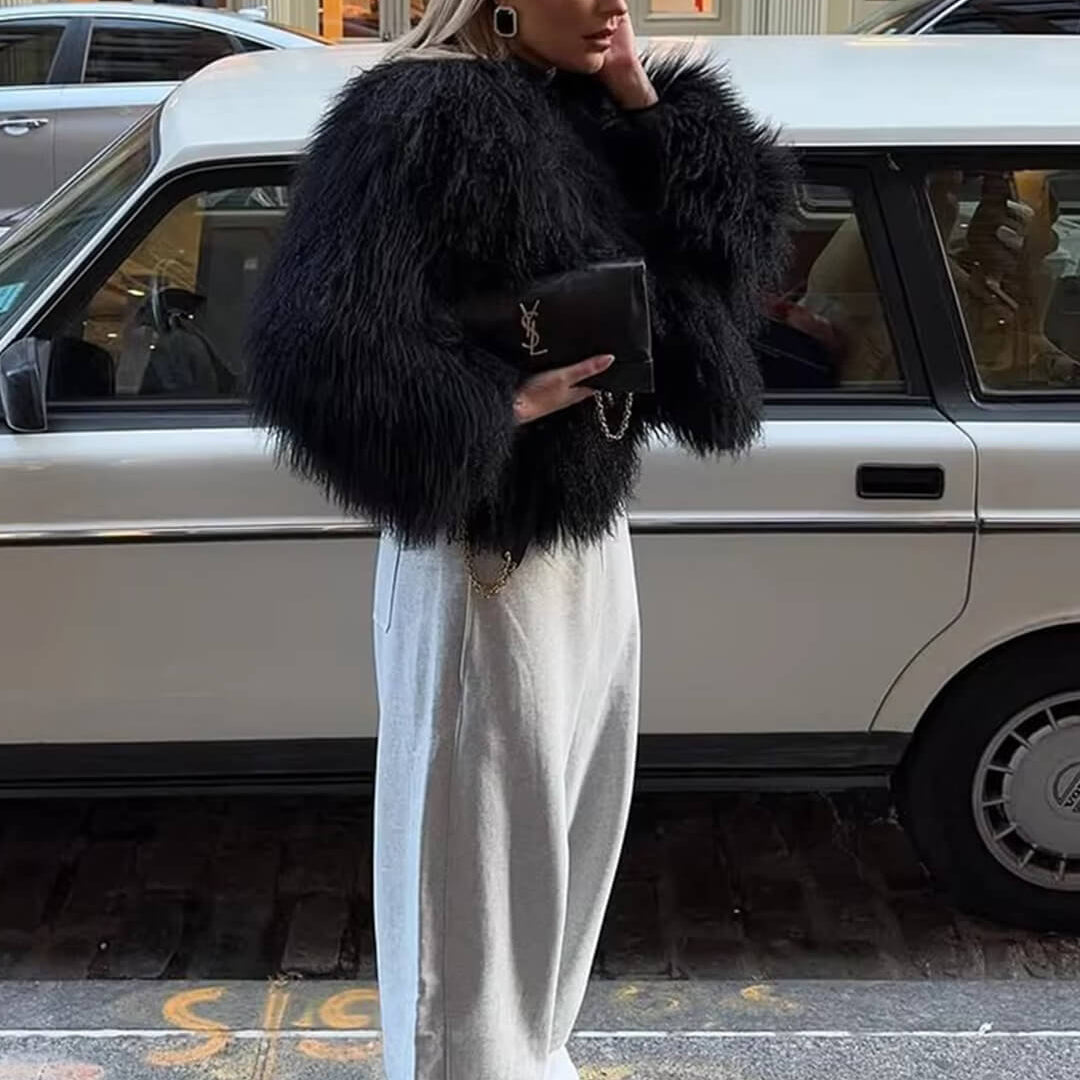 ZEYA - Nadine Short Faux Fur Coat
