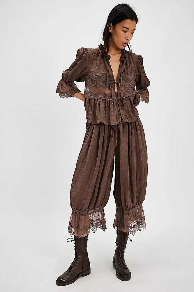 ZEYA - Natasha Lace Lantern Suit