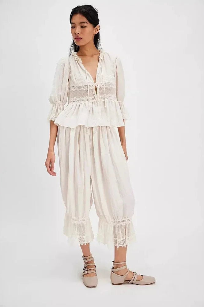 ZEYA - Natasha Lace Lantern Suit