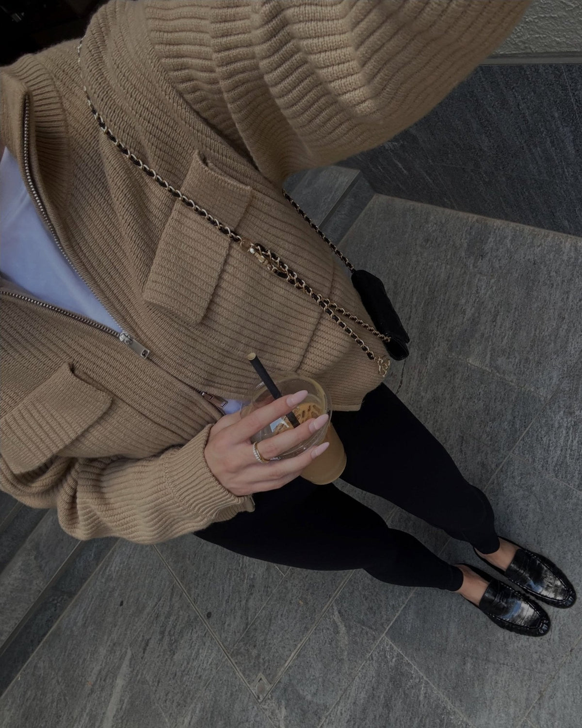ZEYA - Penelope Ribbed Knit Cardigan