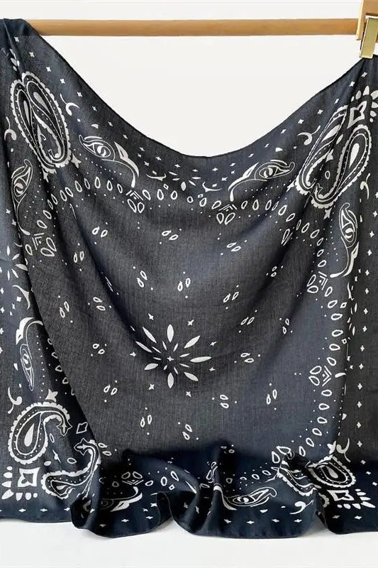 ZEYA - Portia Paisley Square Scarf