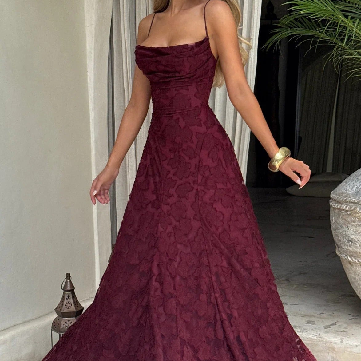 ZEYA - Annie Sleeveless Floral Maxi Dress