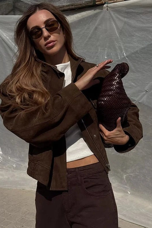 ZEYA - Sheila Faux Suede Jacket