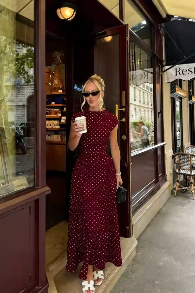 ZEYA - Sienna Flare Maxi Dress with Cap Sleeves