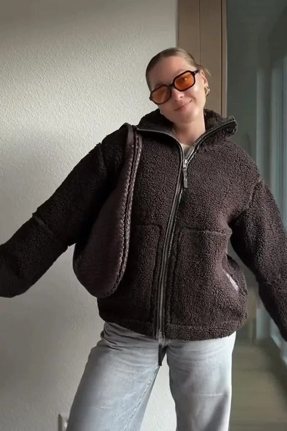 ZEYA - Suzette Zip Up Teddy Jacket