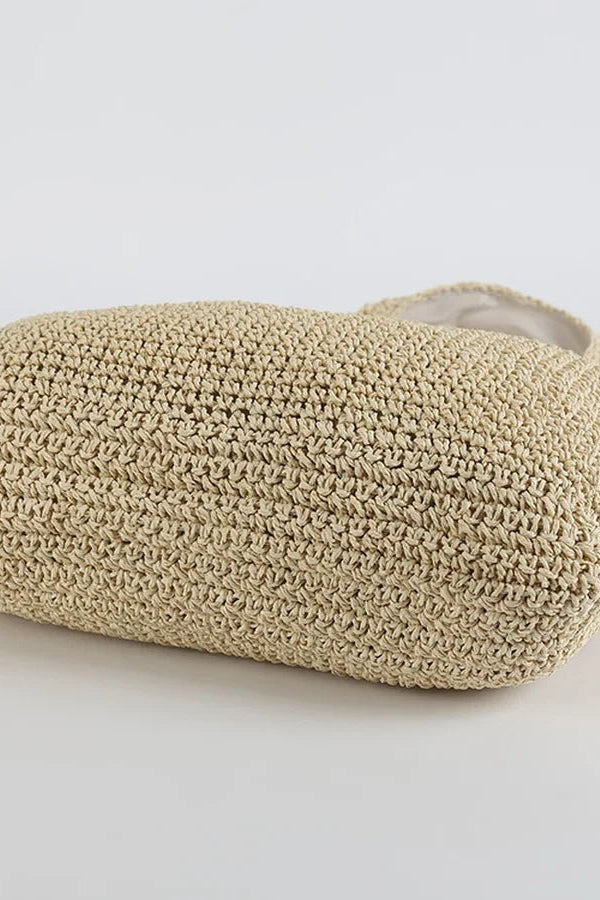 ZEYA - Svea Woven Rattan Tote Bag