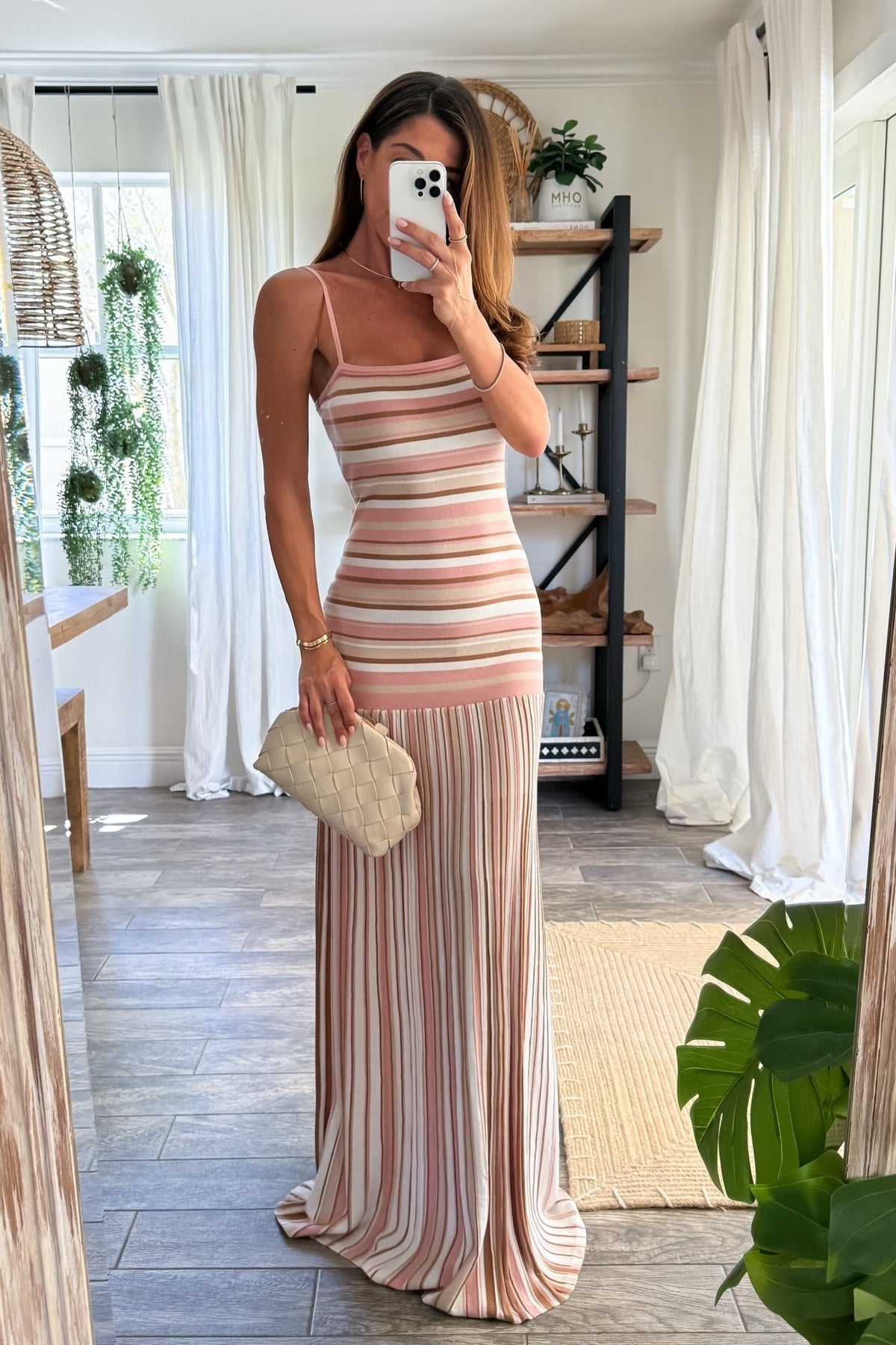 ZEYA - Tessa Striped Cami Maxi Dress