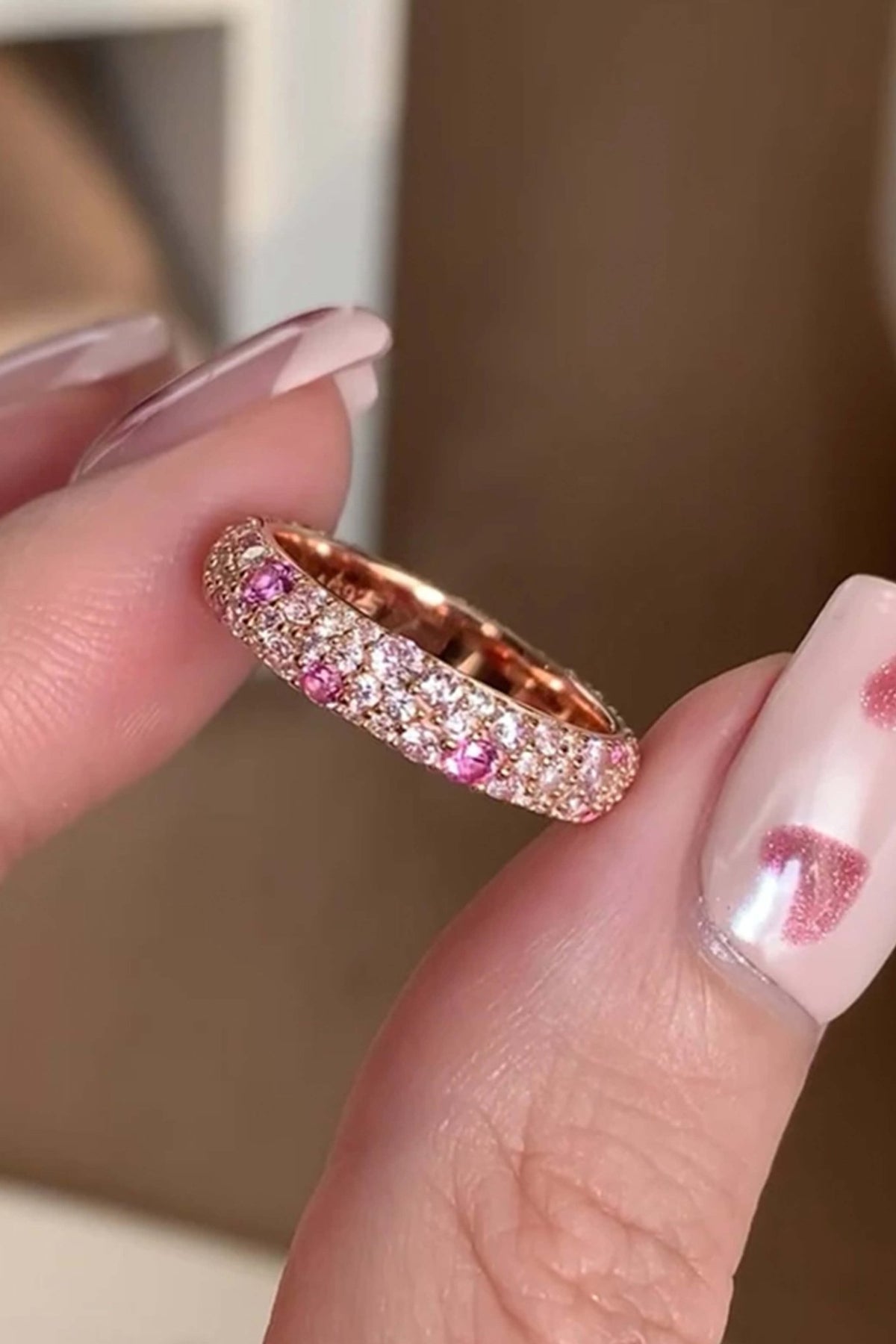 ZEYA - Valentina Gradient Rhinstone Band Ring