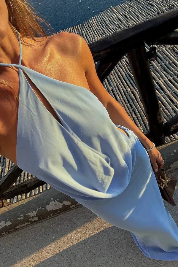 ZEYA - Yasmin Halter Cutout Maxi Set