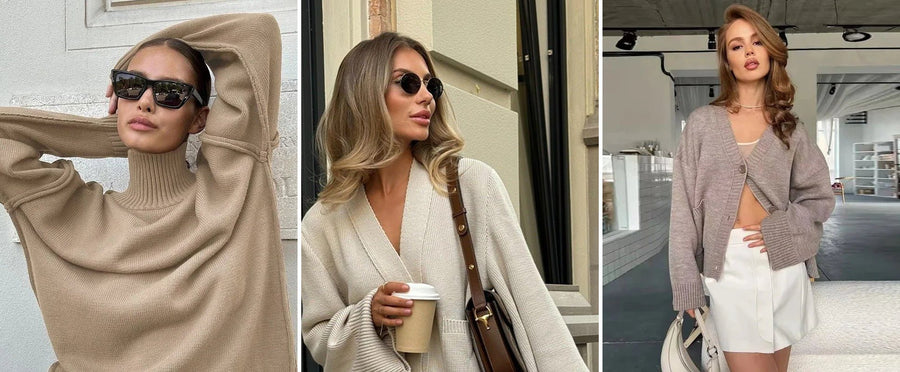 Oktober-cardiganen: Slik styler du strikk fra dag til kveld