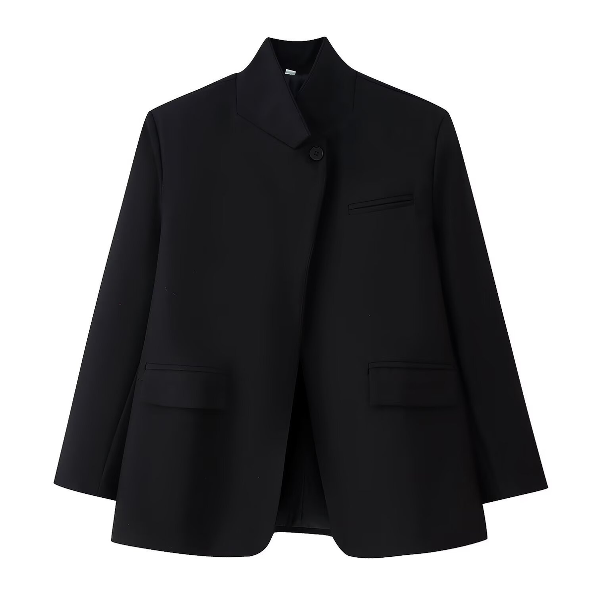 Melanie Rutete Blazer med Ståkrage