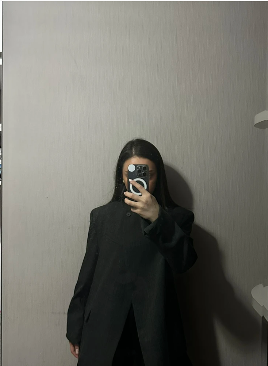 Melanie Rutete Blazer med Ståkrage