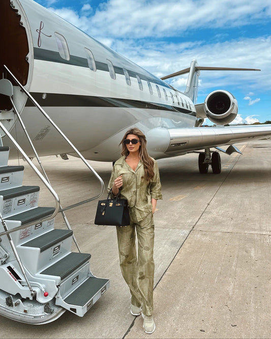 Rose resort co-ord sett